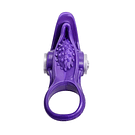 Anillo Vibrador De Silicona Con Lengua