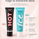 Lubricante a base de Silicona Ice o Hot Starsex