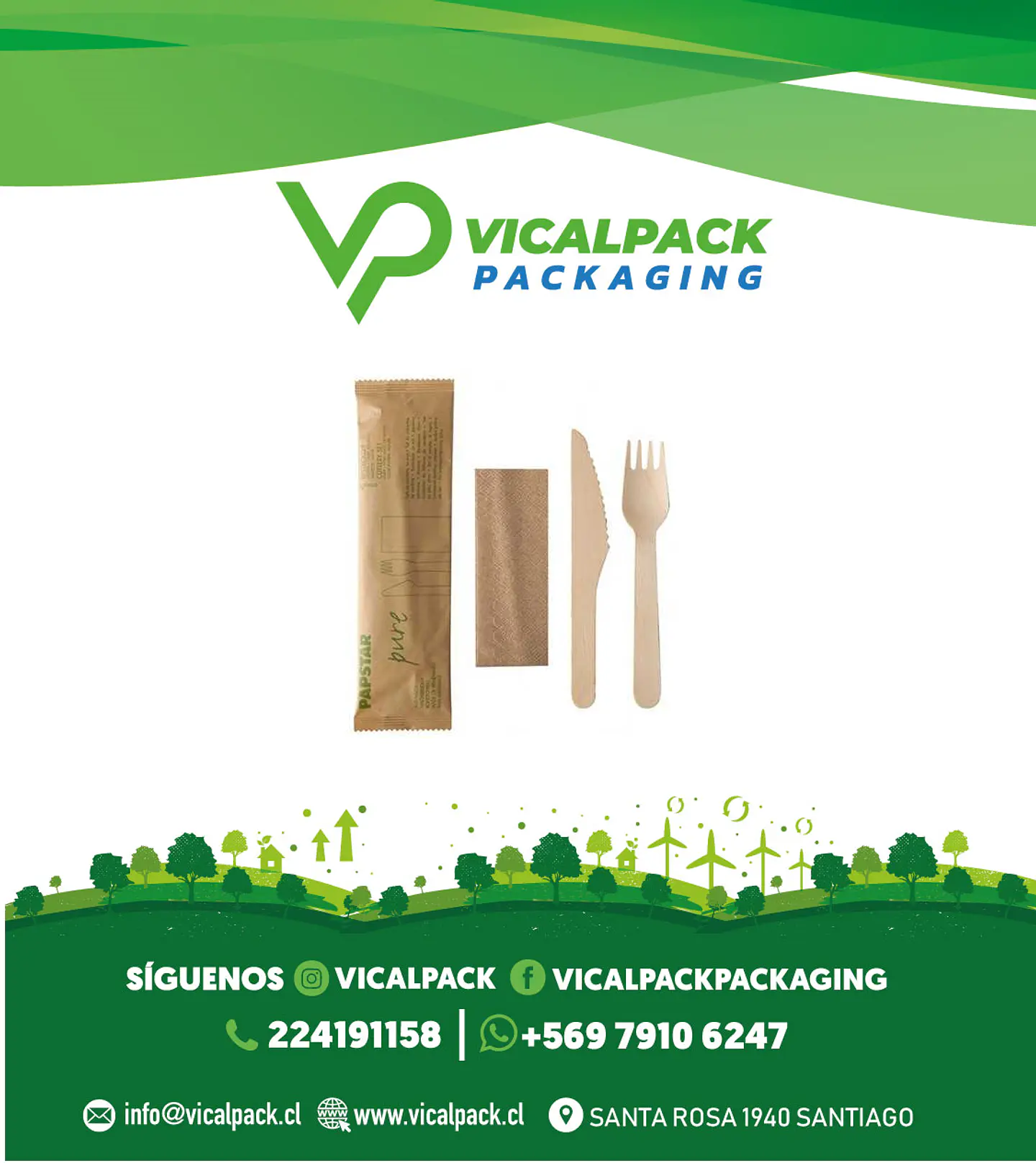 Cubiertos (cuchillo + tenedor) x 1000 unidades 1