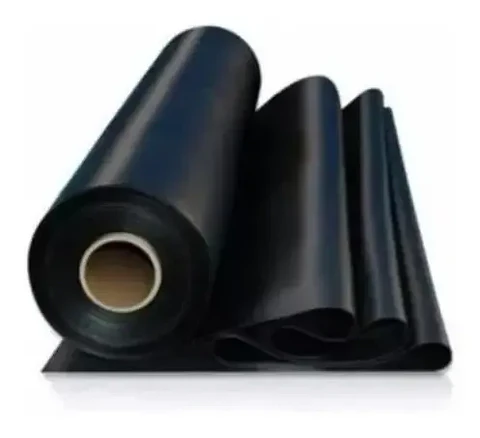  Manga negra plastica 2x130 mts, 520 mts2 a cubrir, grosor 100 micras
