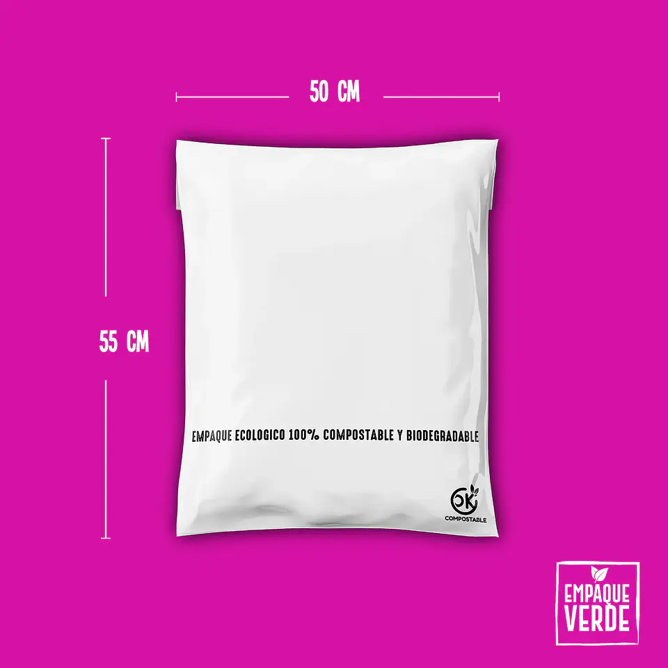 Bolsas de envio compostables - Blancas OK 1