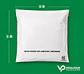Bolsas de envio compostables - Blancas OK - Miniatura 1