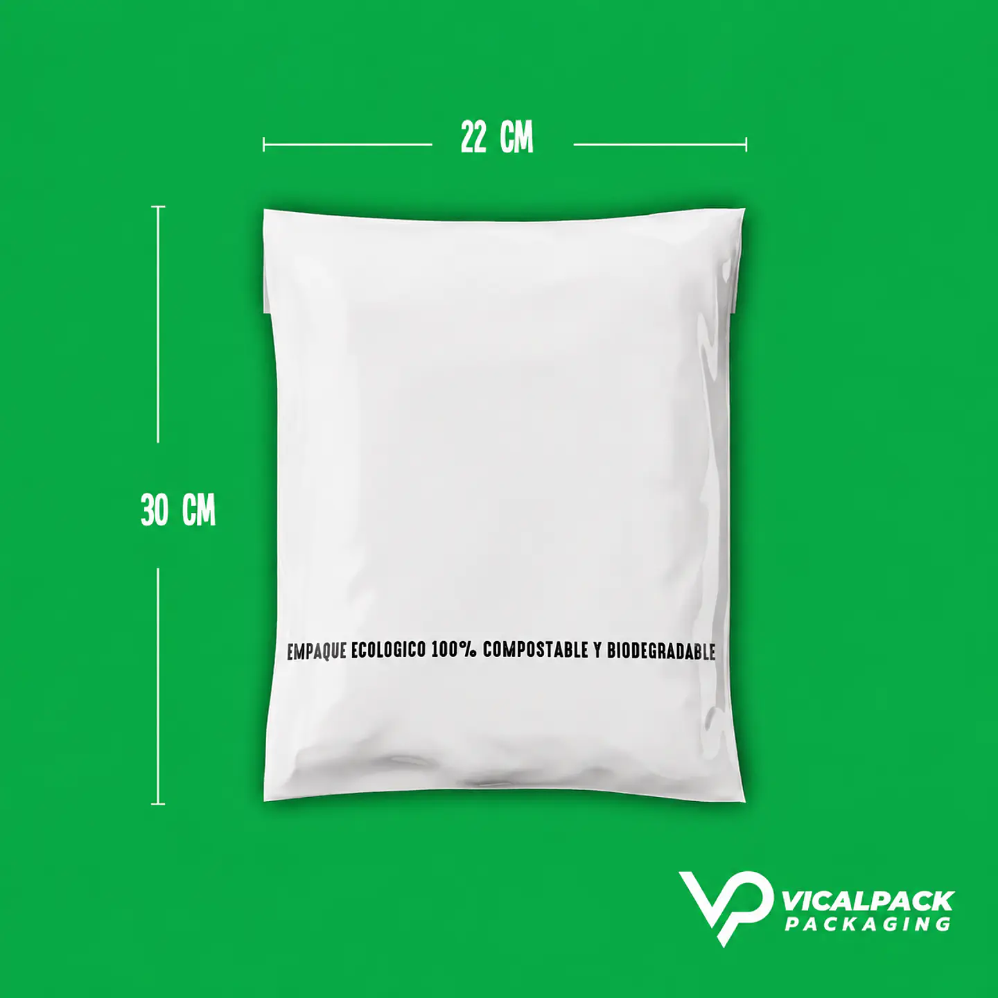 Bolsas de envio compostables - Blancas OK 3