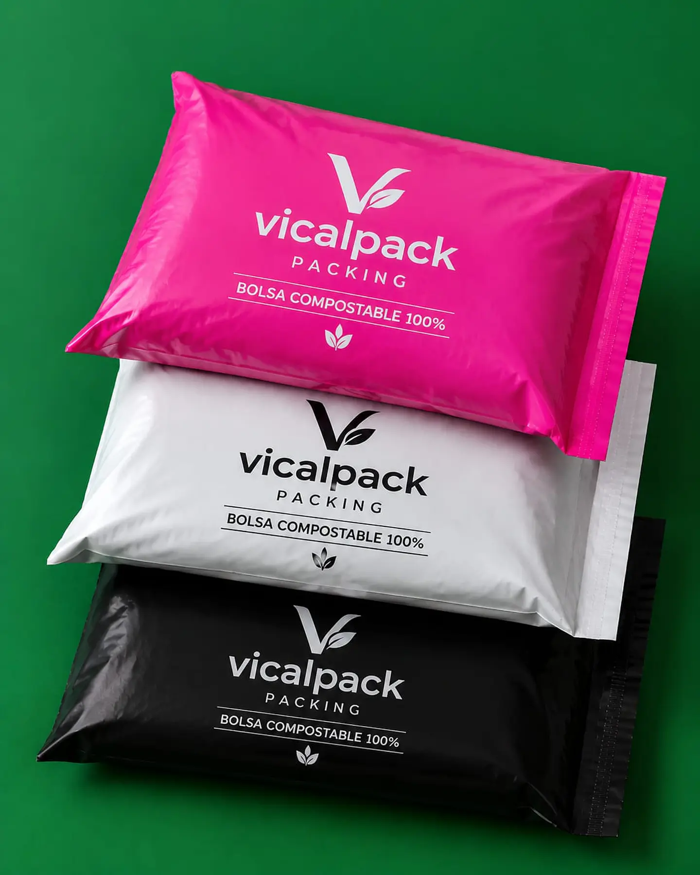 Bolsas de envio compostables - modelo hoja 1
