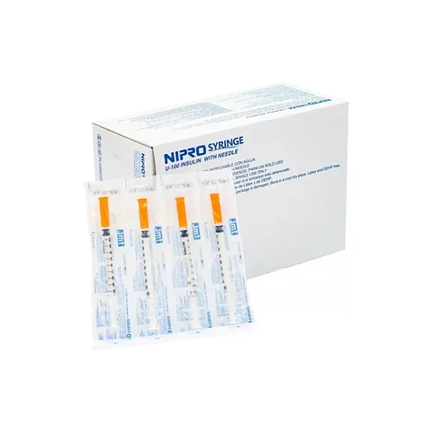 Jeringa Insulina  1ml 29g x 1/2" 100 Und - Nipro