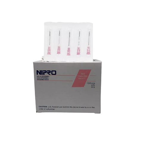 Aguja Hipodermica 18G x 1"  100 Und - Nipro