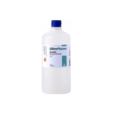 Alcohol Desnaturalizado 95% 1L - Difem