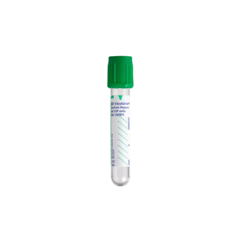 Tubo Heparina de sodio - 4ml 13x75mm - Vacutainer
