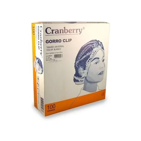 Gorro Tipo Clip Desechables  100 Und - Cranberry