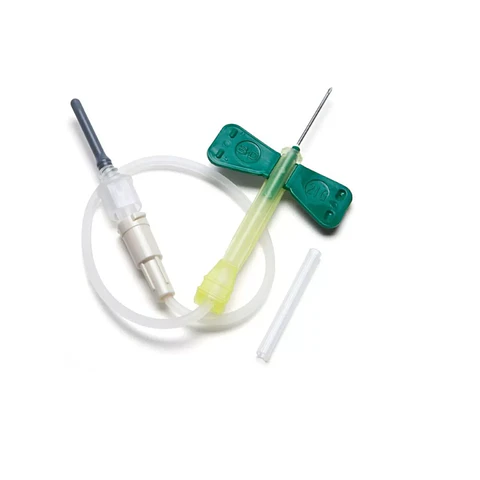 Aguja Scalp Safety-Lok BCS tipo mariposa 21G x ¾" 12" 