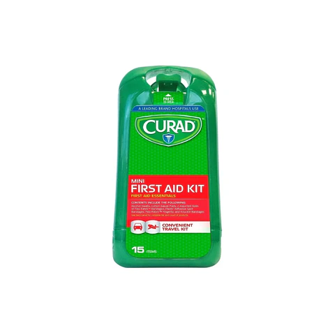 Mini Botiquin Primeros Auxilios 15 Piezas - Curad