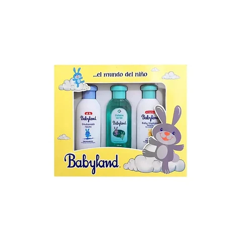 Estuche Colonia Verde, Emulsionado y Shampoo - Babyland