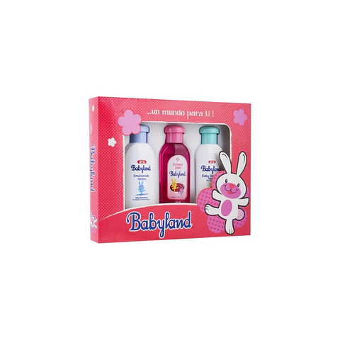 Estuche Colonia Rosada, Emulsionado y Shampoo - Babyland