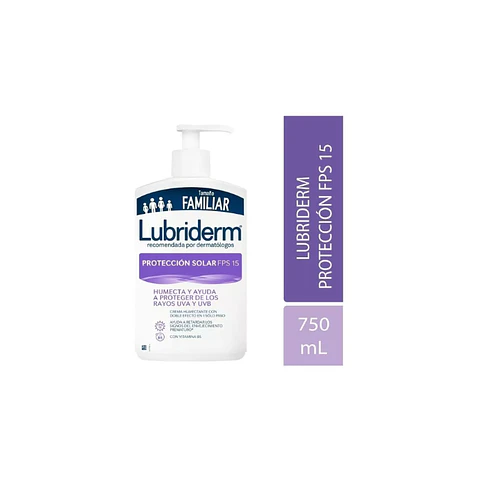 Crema Proteccion Solar Fps 15 750 Ml - Lubriderm
