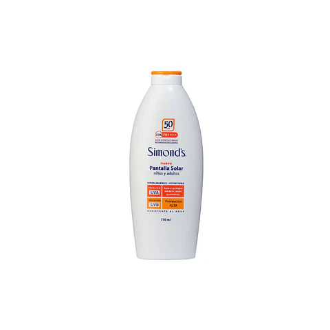 Pantalla Solar Factor 50 750ml - Simonds 