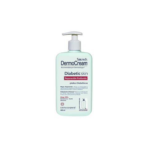 Crema Corporal Reparacion Profunda Diabetic Skin 400 Ml - Dermocream