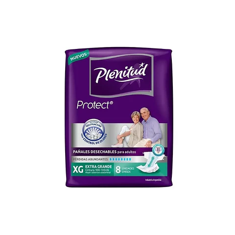 Pañal Adulto Protect XG 8 Und - Plenitud 