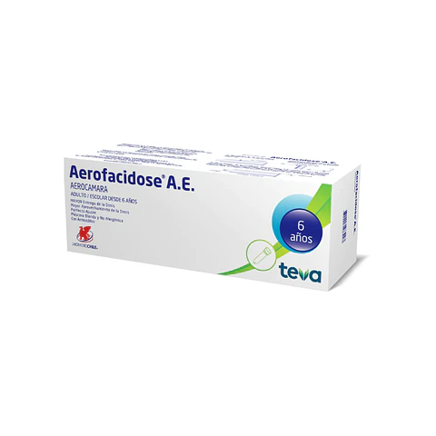 Aerofacidose Aerocámara Adulto / Escolar desde 6 Años