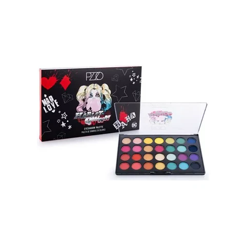 Paleta de Sombra 28 Colores Harley Quinn - Petrizzio