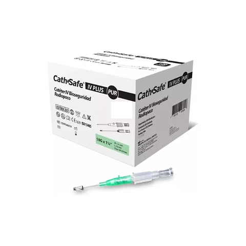 Branula Cateter Intravenoso Radiopaco 18g x 1 1/4" 50 Und - LBF