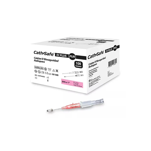 Branula Cateter Intravenoso Radiopaco 20g x 1 1/4" 50 Und - LBF