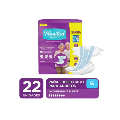 Pañal Adulto Protect G 22 Und - Plenitud