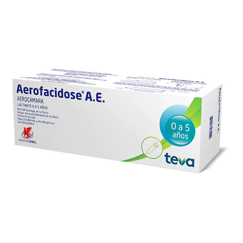 Aerocamara Aerofacidose  Lactante o menor 5 Años