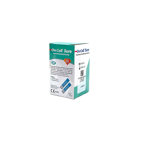 Cintas de Medición de Glicemia 50Und - ON CALL SURE