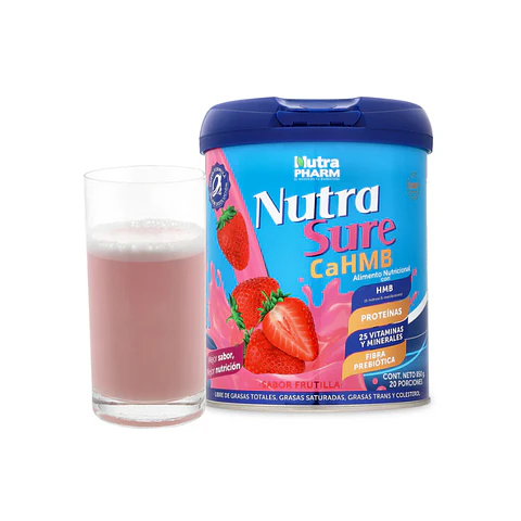  Suplemento CaHMB Frutilla 850Gr - Nutrasure