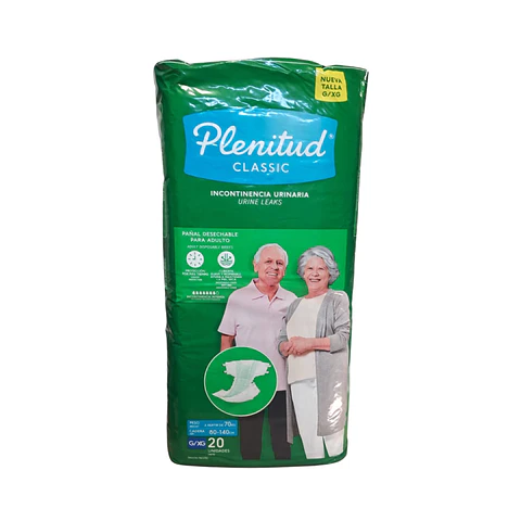 Pañal Adulto Clasicc Talla G / XG 20Und - Plenitud