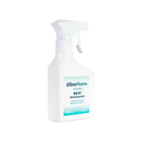 Alcohol Isopropilico  IPA 70° 290ML - Difem