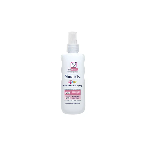 Solar Spf 50+ Pantalla Baby Spray 190ml - Simonds