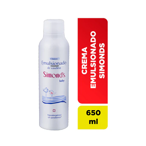 Crema Emulsionada Vaselina 650 Ml - Simonds