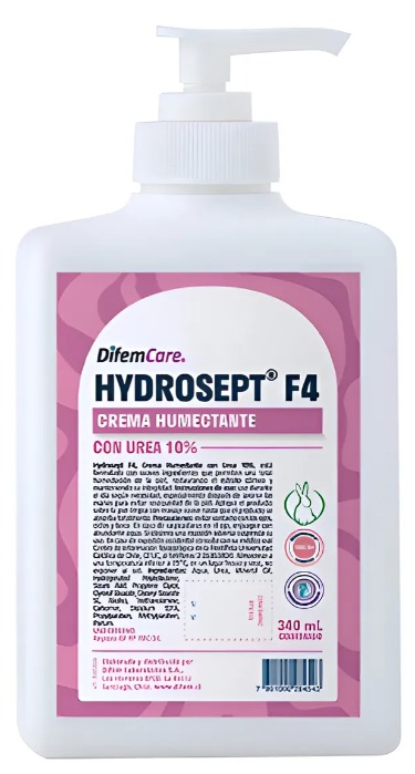Crema Humectante Hydrosept F4 Urea Al 10% Difem Pharma