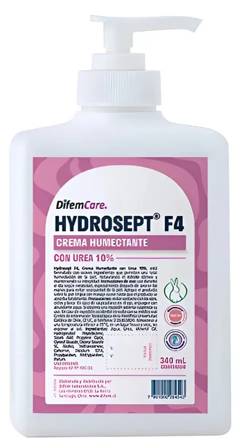 Crema Humectante Hydrosept F4 Urea Al 10% Difem Pharma