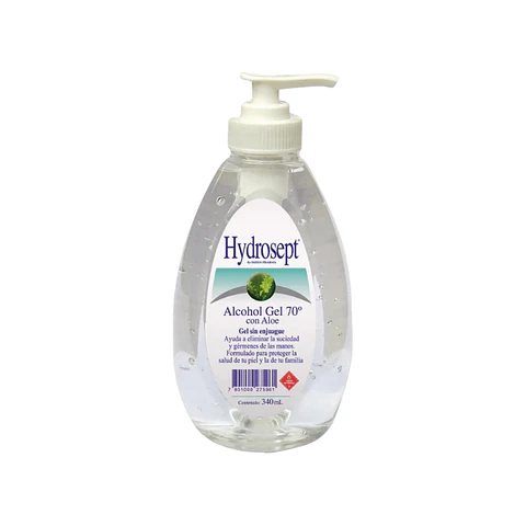 Alcohol gel 70% con aloe 340 ml Hydropsept - Difem 