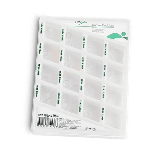 CORONA ANTERIORES DECIDUOS TDV 