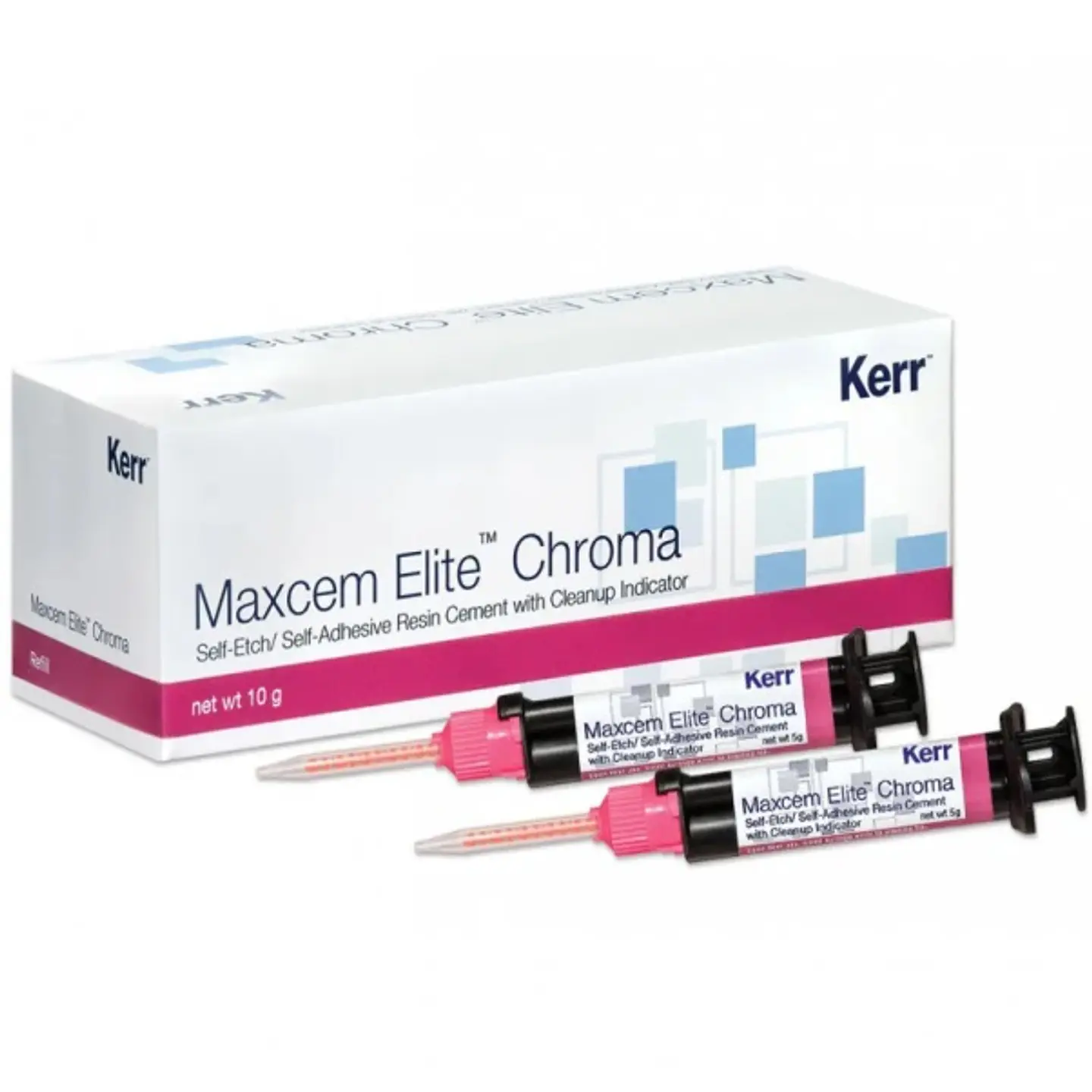 CEMENTO RESINA MAXCEM ELITE CHROMA WHITE 2X5GR 1