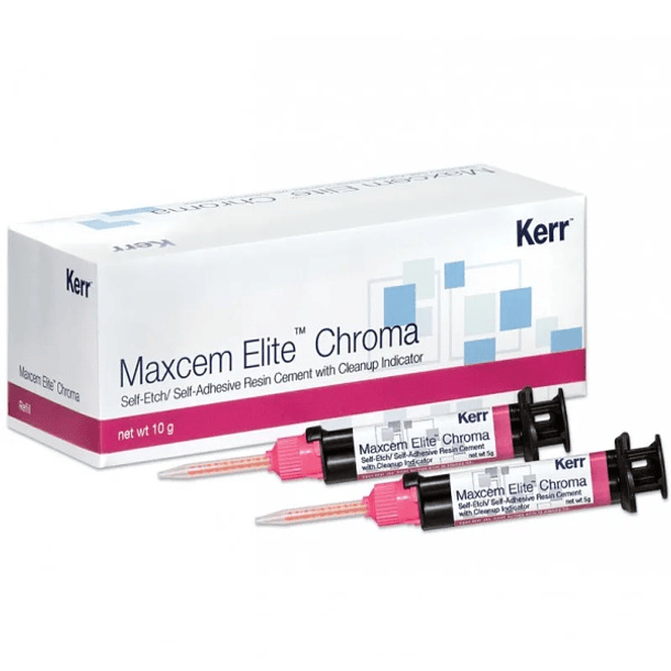 CEMENTO RESINA MAXCEM ELITE CHROMA YELLOW 2X5GR 