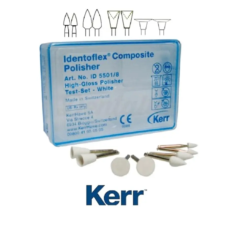 IDENTOFLEX GOMAS PULIR COMPOSITE 8 UNDS 1