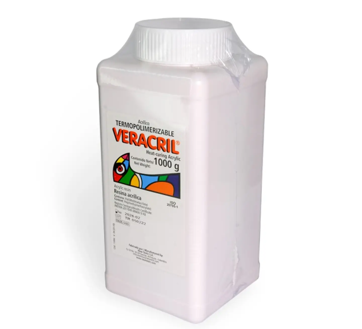 ACRILICO TERMO TRANSPARENTE VERACRIL 1 KILO 1