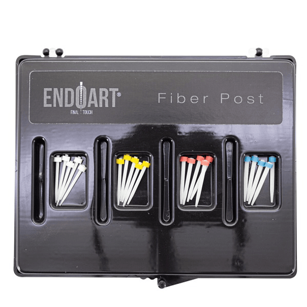 KIT 20 POSTES FIBRA DE VIDRIO FIBER POST ENDOART INCIDENTAL 