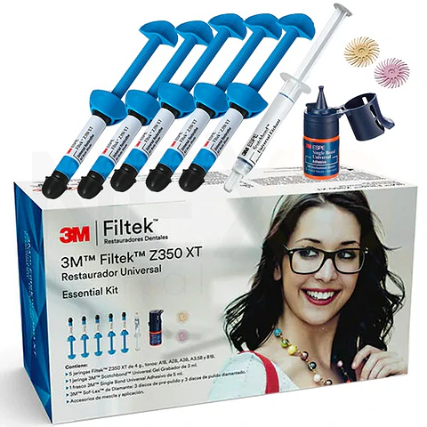 SET COMPOSITE Z350 5 JERINGAS MAS ADHESIVO