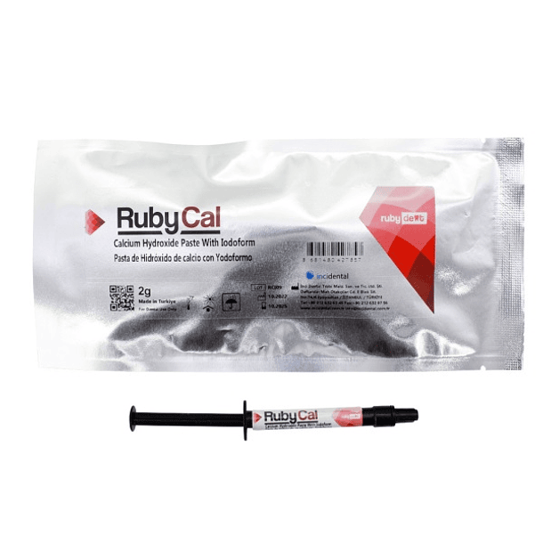 HIDRÓXIDO CALCIO CON YODOFORMO RUBYCAL INCIDENTAL 