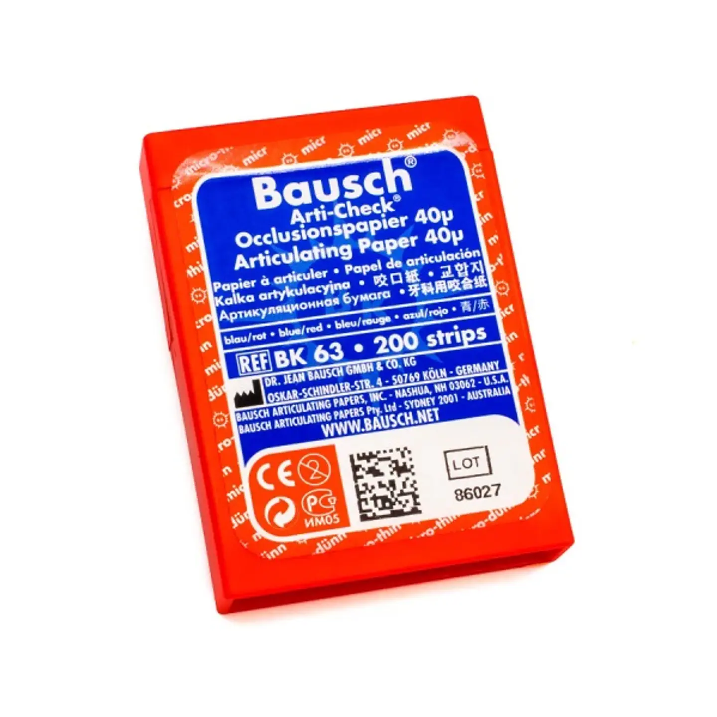 PAPEL ARTICULAR BAUSCH 1