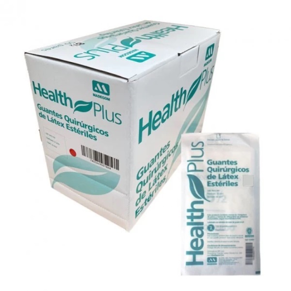 CAJA GUANTE ESTERIL HEALTH PLUS TALLA 6