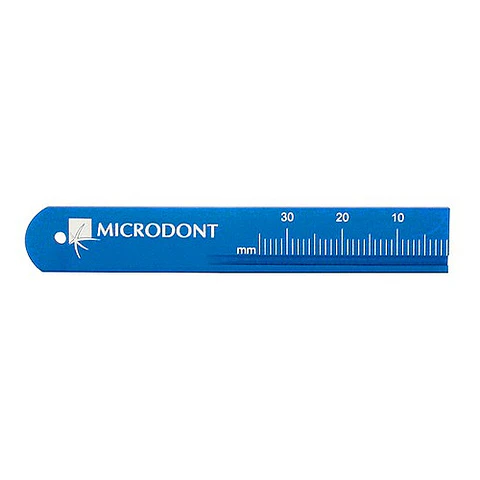 REGLA ENDODONCIA MICRODONT AZUL