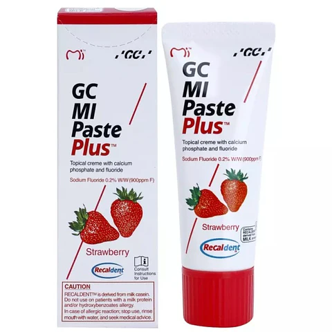 MI Paste Plus Sabor Frutilla Con Fluor 40g GC
