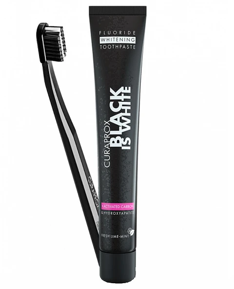 PASTA DENTAL WHITE/BLACK CURAPROX