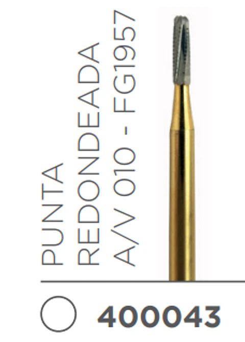 FRESA CARBIDE TRANSMETALICA ALTA VELOCIDAD DE TALLO MEDIO CILINDRICA A/V 010